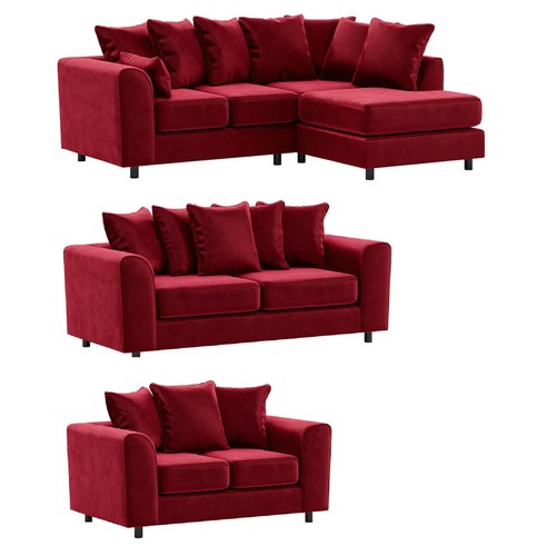 Brooklyn red corner sofa 2 - brooklyn, &