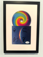 Coldplay Signed CD Insert – Chris Martin + Band – Moon Music - ACOA COA – Framed