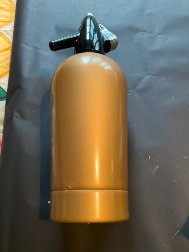 Gold sparklets soda - gold, syphon