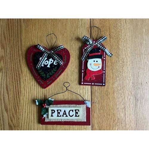 Wooden ornaments christmas - wooden,