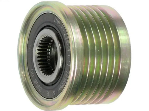 Alternator clutch pulley