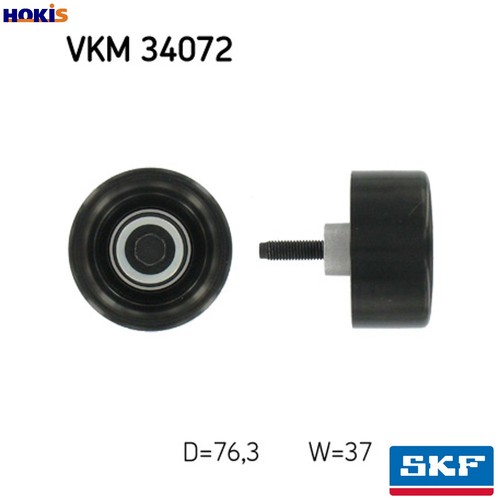 Deflectionguide pulley vribbed - deflectionguide,