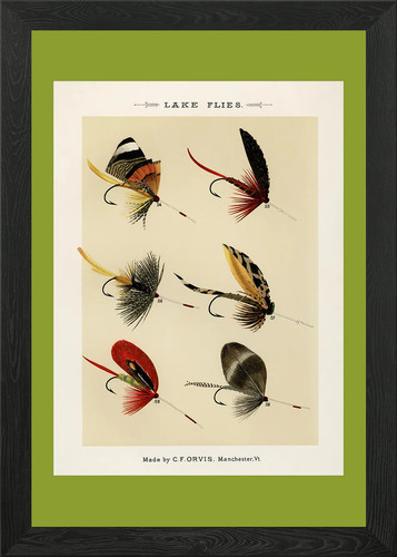 Vintage fishing flies - vintage,