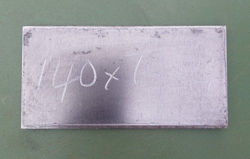 Mild steel plates - steel, 140mm