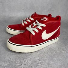 Vintage Nike Toki Red Suede Mid Trainers Sneakers Size (UK 4.5)