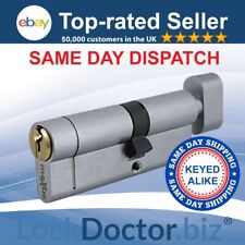 Keyed Alike SINGLE/ DOUBLE / THUMBTURN Euro Cylinder ALL SIZES ***FREE 24HR POST