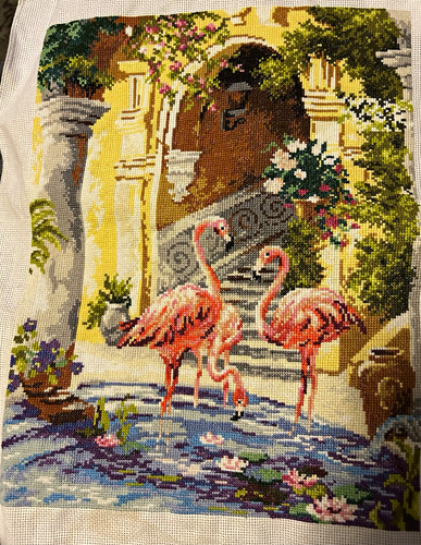 Finished cross stitch - finished,