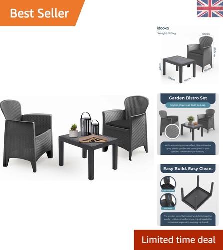 Plastic garden bistro set - set, 2