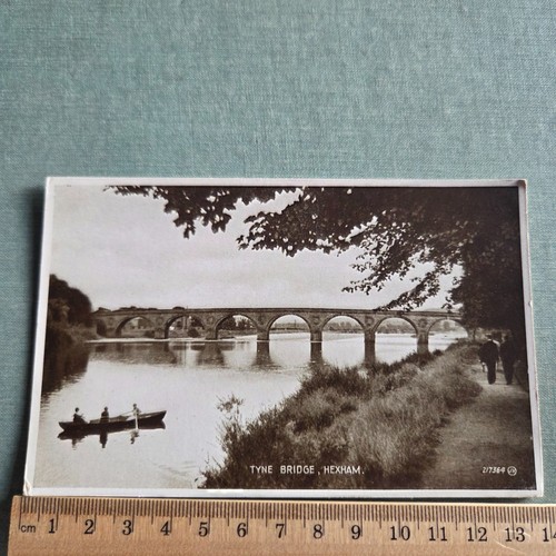 Vintage postcard hexham bridge - postcard,