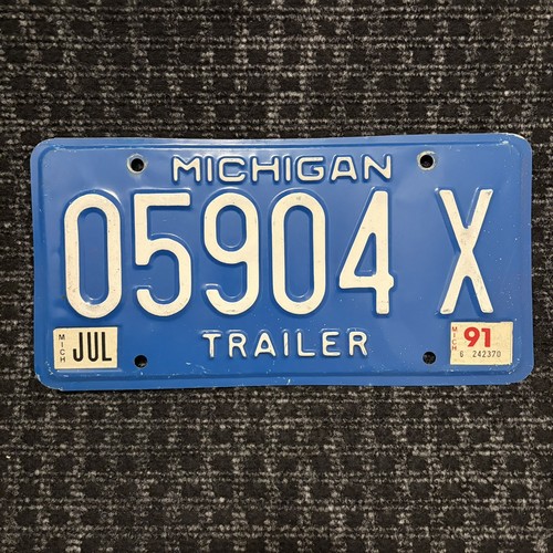 Original car license - us,
