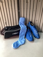 Umbro Precision Pro LGE-A Football Boots In Blue UK 11 US 12 EUR 46 - Bag/Socks