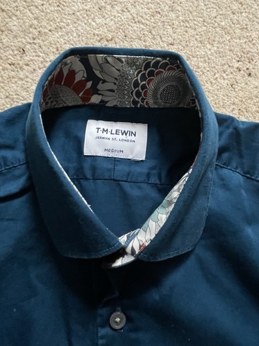 Lewin shirt petrol blue - tm, shirt.