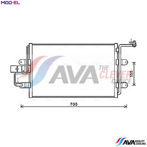 Condenser air conditioning - condenser,