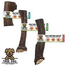 Split Wild Antler Dog Chews - Medium, Large, XL - 100% Natural Dog Chewing Treat