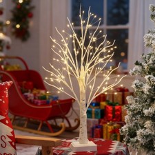 2 PCS White Tree with Lights