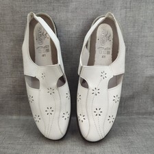 FLY FLOT WHITE LADIES SANDLES SUAVE ANATOMIC COMFORT SIZE UK 8 EU 41