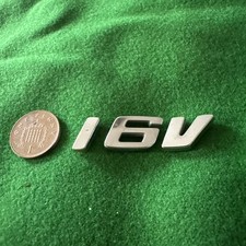 Fiat 16v Car Badge Punto Panda