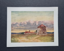 Antique 1907 print - Martello
