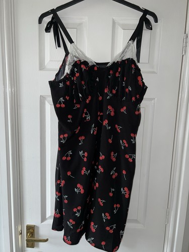 Romwe black cherry print - romwe,