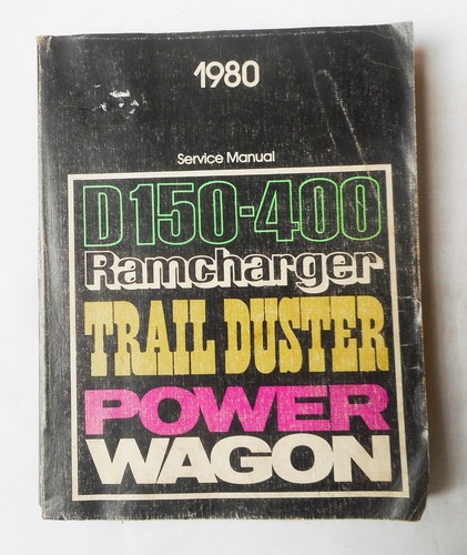1980 dodge truck service - 1980,