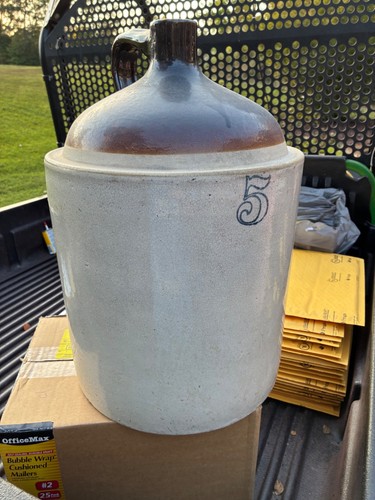 Antique primitive gallon - primitive, 5