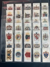 cigarette cards borough arms 2nd series (51 - 100) full set 1904