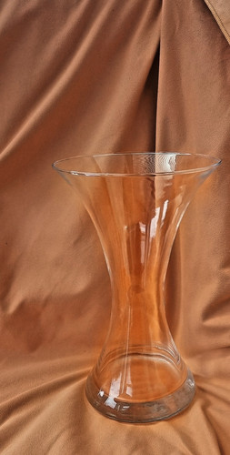 Clear glass flower - clear,