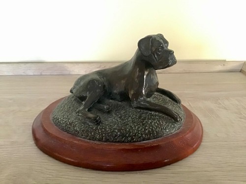 Vintage dog ornament cast - vintage,