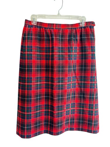 Vtg pendleton skirt tartan - vtg,