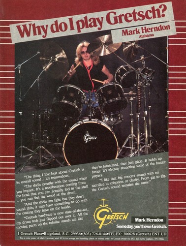 1985 print gretsch - 1985,