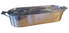 STAINLESS STEEL IKEA FISH KETTLE WHOLE SALMON POACHER UNUSED