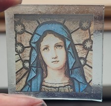 Stained Glass Mary the virgin