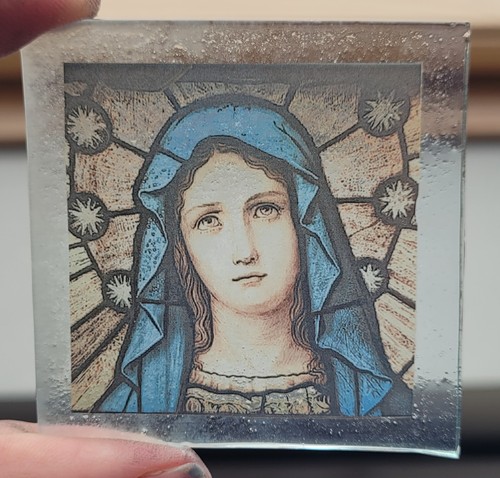 Stained glass mary the - mary,