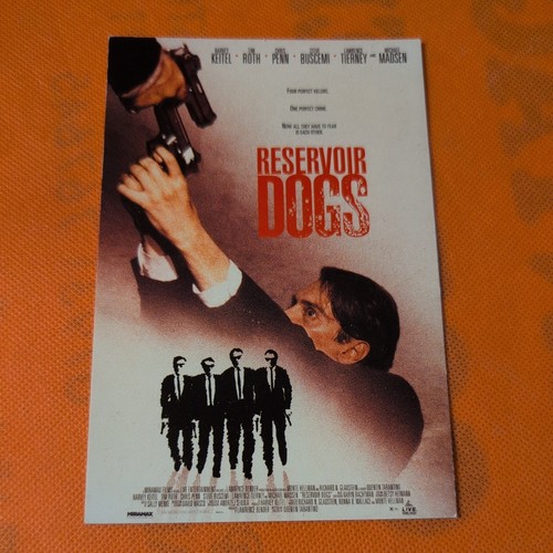 Reservoir dogs film - reservoir, postcard