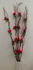 120cm Twig Light 16 LED Roses