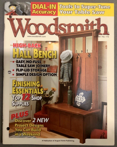 Woodsmith high back - hall, bench