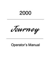 Owner’s Manual & Operating Instructions 2000 Winnebago Journey RV Motor Home 