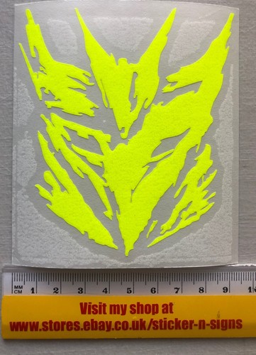 Fluro yellow decepticon - 1x,