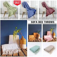 100% Cotton Large - XXL  Traditional Throws / Blanket for Chair / Sofa / Bed 