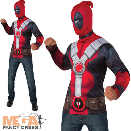 Deadpool mens top mask - mens,