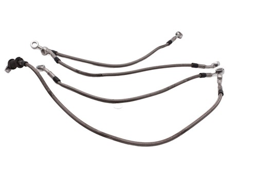 Steel braided brake - line, set