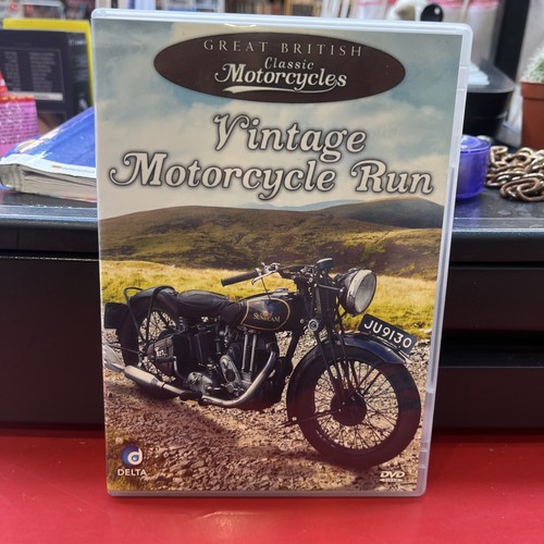 Vintage motorcycle run - motorcycle, great