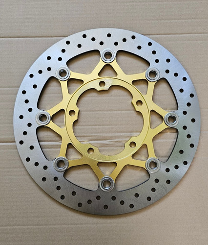 Front brake disc gold - front,