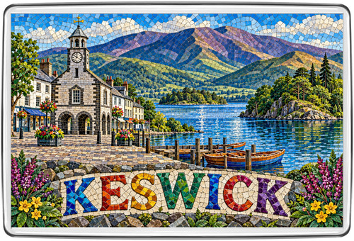 Keswick cumbria lake - cumbria, district
