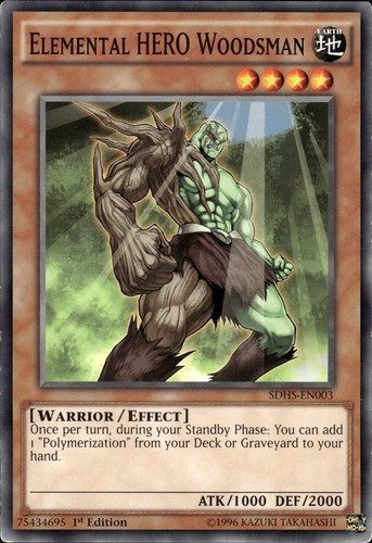 Elemental hero woodsman - elemental,