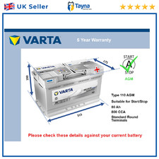 AGM Battery fits LAND ROVER