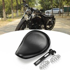 Black Motorcycle Spring Solo