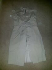 Calvin Klein safari style beige dress size 4 (UK 8) NEW