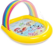 Intex Swimming Pool 58" Rainbow Arch Spray Children Paddling Garden Kids Toddler