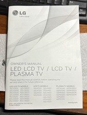 LG LED LCD TV / PLASMA Owners